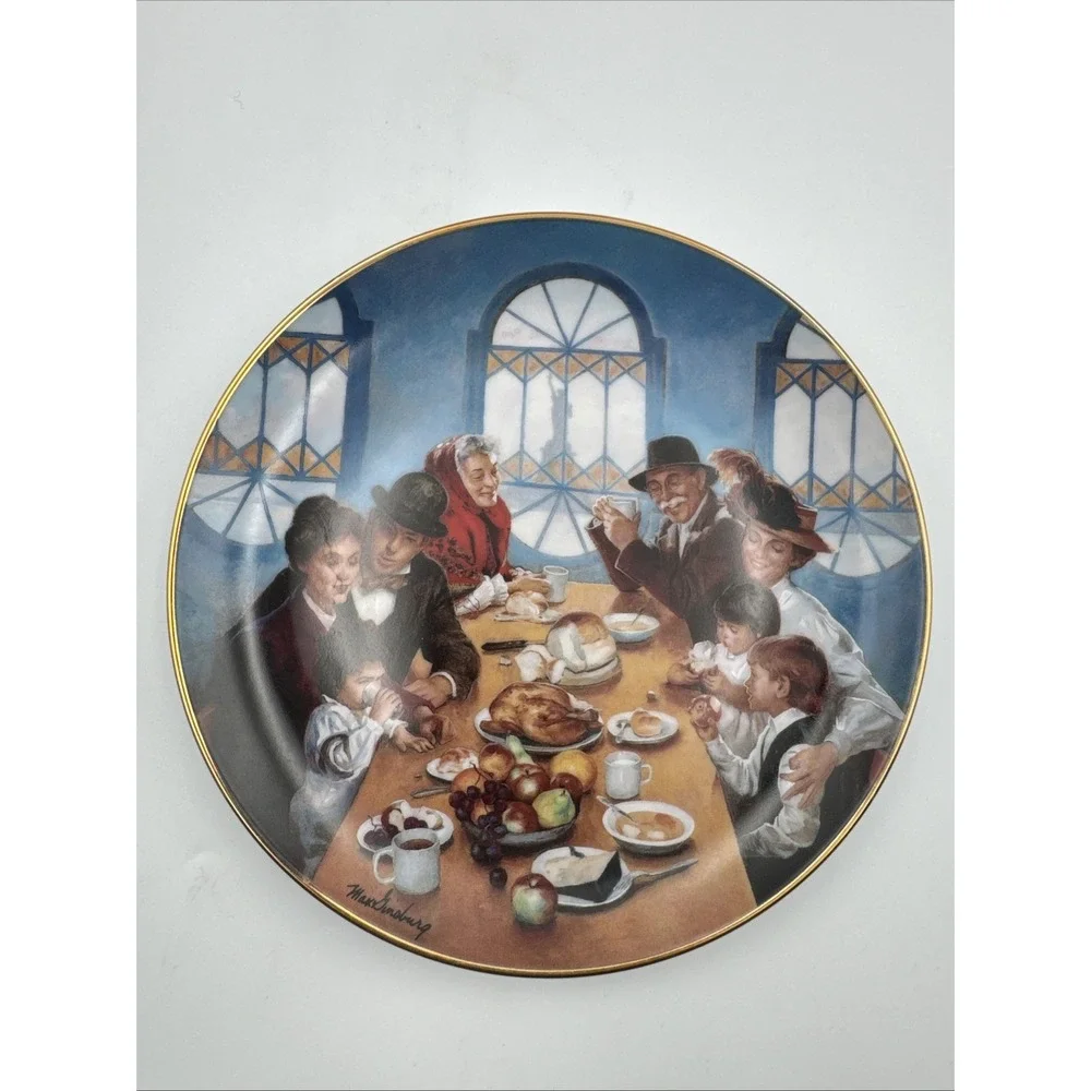 The Franklin Mint Collectors Plate :‎ The Ellis Island Lot Of 6 by Max Ginsburg